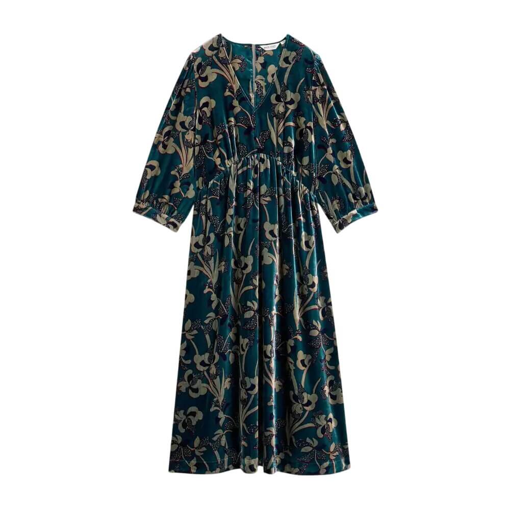 White Stuff Lucy Velvet Dress